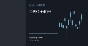 OPEC+份额降至40%：需求端接棒，油市定价逻辑生变