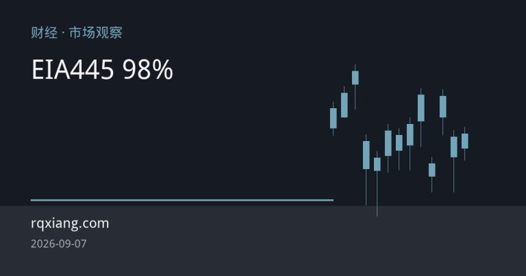 EIA原油库存超预期去库445万桶 炼厂开工率98%凸显紧平衡