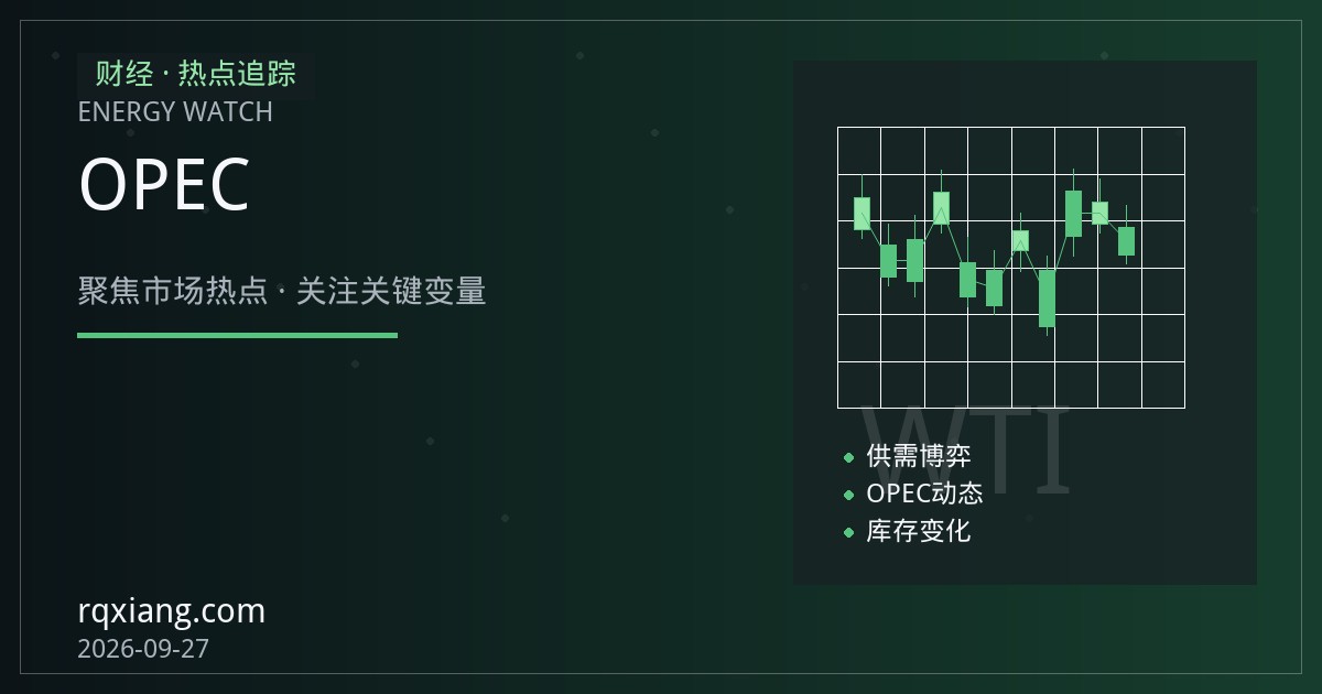 伊朗制裁收紧与OPEC产能瓶颈：原油供应端风险如何重估